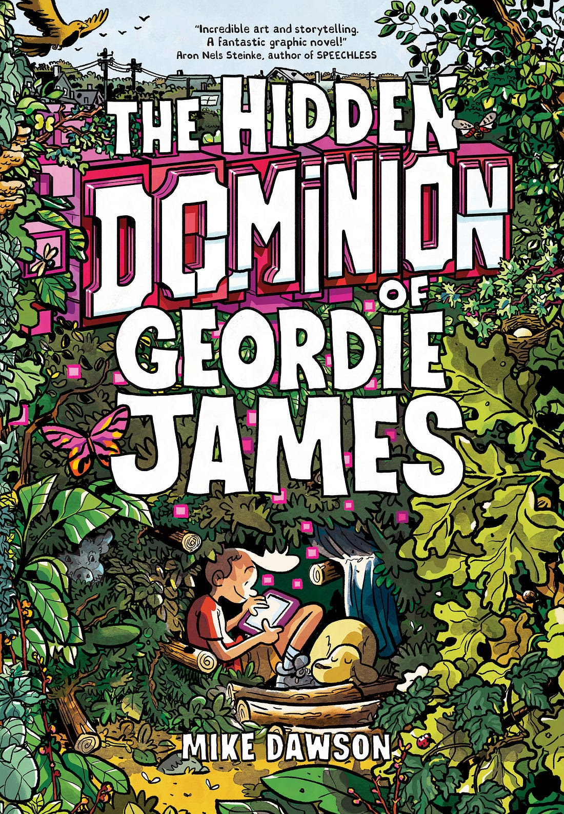 Cover THE HIDDEN DOMINION OF GEORDIE JAMES by Mike Dawson low res - Fuse Literary